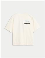 Pure Cotton Skater Graphic T-Shirt (2-16 Yrs)