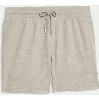 Waffle Pure Cotton Regular Fit Shorts