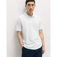 M&S Ultimate Pique Polo Shirt White