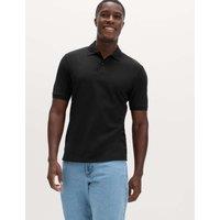 M&S Ultimate Pique Polo Shirt Black