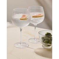 Set of 6 Maxim Optic Ribbed Gin Glasses