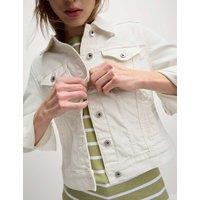 Cotton Rich Denim Jacket with Stretch