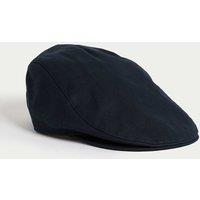 Pure Cotton Herringbone Flat Cap