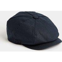 Pure Cotton Herringbone Baker Boy Hat