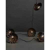10 Warm White Scallop Solar Festoon Lights