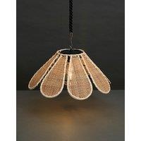 Scallop Solar Outdoor Pendant Light
