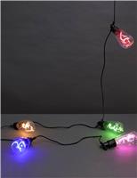 10 Muticoloured LED Mains Neon Festoon Lights