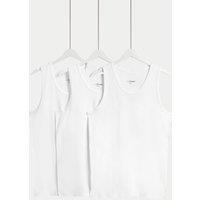 3 Pack Cotton Stretch Cool & Fresh Vests