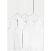 3pk Cotton Stretch Cool & Fresh Vests