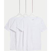 3pk Cotton Rich Cool & Fresh Crew Neck Stretch Vests