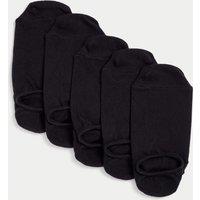 M&S 5 Pack Cool & Fresh Invisible Trainer Liners Black