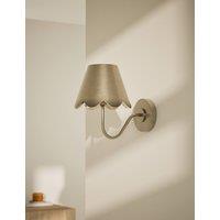 Metal Scallop Wall Light