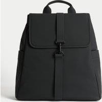 Faux Leather Backpack