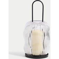 Ridged Glass Lantern