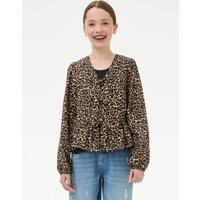 Animal Print Top (6-16 Yrs)