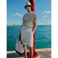 Cotton Rich Striped Knitted T-Shirt