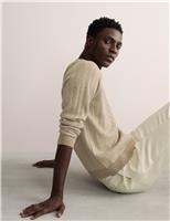 JAEGER Pure Extra Fine Merino Wool Jumper Camel