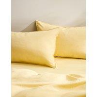 2pk Pure Linen Standard Pillowcases