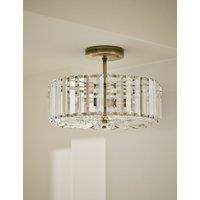 Glass Flush Ceiling Light