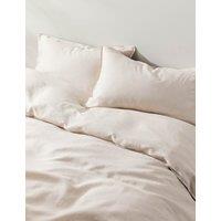 M&S Pure Linen Bedding Set Natural