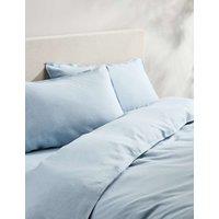 M&S Pure Linen Bedding Set Chambray