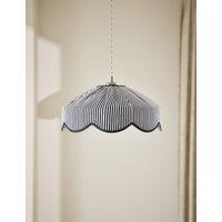Striped Scallop Lamp Shade