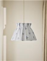 Floral Pleated Shade