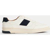 Lace Up Retro Court Trainers