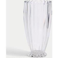 Scallop Tapered Glass Vase