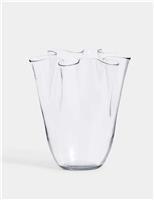 Medium Glass Handkerchief Vase