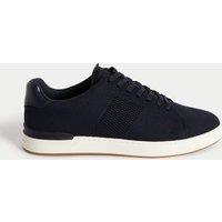 M&S Mesh Lace-Up Trainers Navy