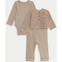 3pc Cotton Rich Outfit (7lbs-12 Mths)