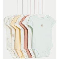 7pk Pure Cotton Print Bodysuit (0-3 Yrs)