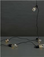 20 Warm White Solar & Mains Festoon Lights