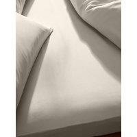 M&S Comfortably Cool Lyocell Rich Fitted Sheet Natural