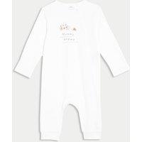 Pure Cotton Mummy And Me Footless Sleepsuit (7lbs-12 Mths)
