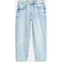 M&S Denim Mom Jeans (2-8 Yrs) Light Denim