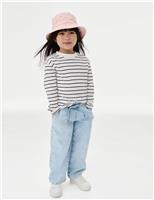 Denim Wide Leg Elasticated Waist Jeans (2-8 Yrs)