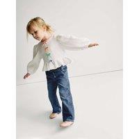 Wide Leg Elasticated Waist Jeans (2-8 Yrs)