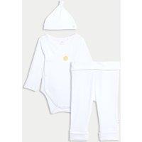 3pc Cotton Rich Easter Bodysuit and Legging Outfit (7lbs-12 Mths)