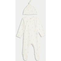 2pc Peter Rabbit Sleepsuit and Hat (7lbs-1 Yrs)