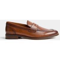 M&S Leather Loafers Brown