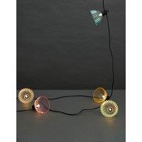 10 Warm White Fluted Solar String Lights