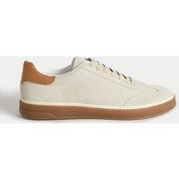 Suede Lace-Up Trainers