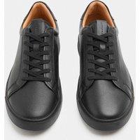 Autograph Leather Cupsole Trainers Black/Black