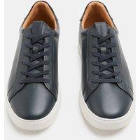 Autograph Leather Cupsole Trainers Navy