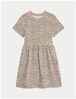 Pure Cotton Leopard Dress (12 Mths-8 Yrs)