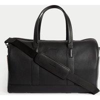 Leather Pebble Grain Weekend Bag