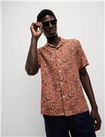 Linen Rich Hawaiian Short Sleeve Shirt