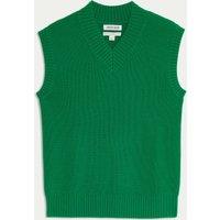Pure Merino Wool Textured Knitted Vest